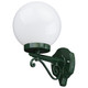 Siena 20cm Sphere Wall Light - Green Finish / E27 Siena 20cm Sphere Wall Light - Green Finish / E27